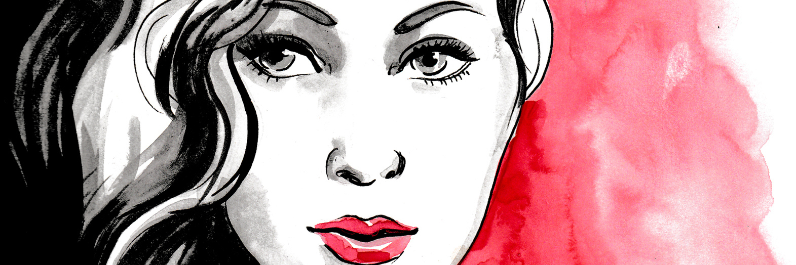 5 Truths About Eating Disorders the Stereotypes Don't Show Watercolor illustration of a beautiful woman with a lily tattoo on her shoulder