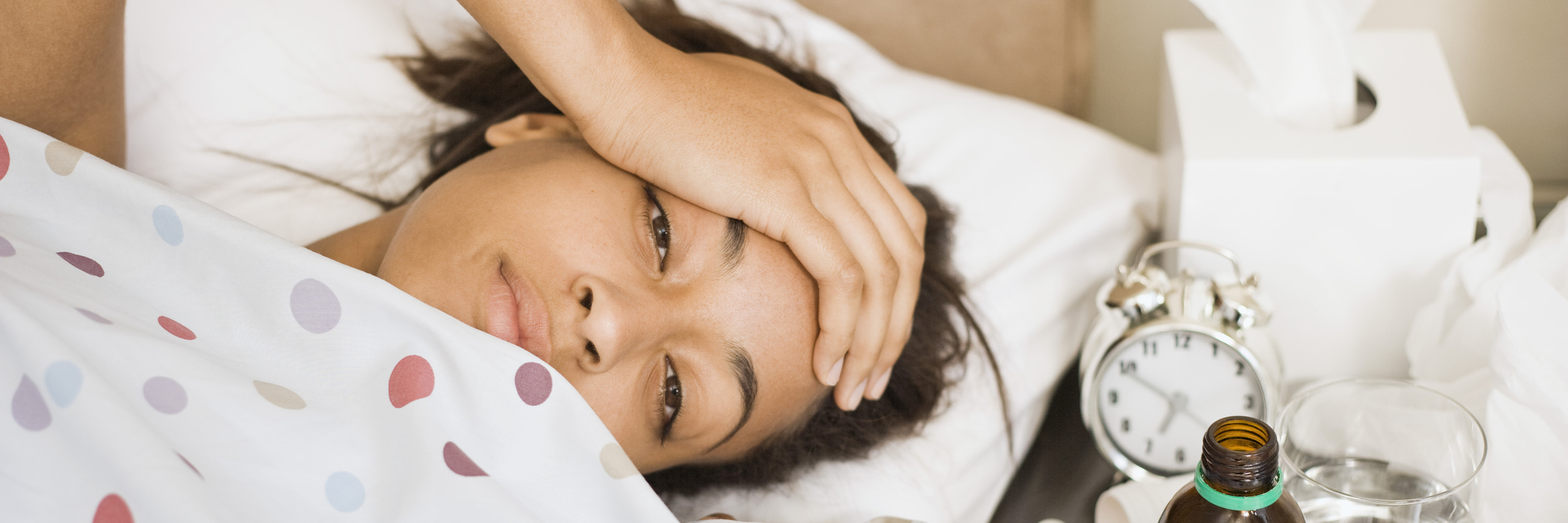 How I Spend My 'Leisure Time' as a Mom With Chronic Illness Sick woman lying in bed