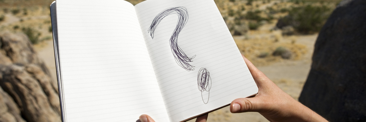 5 Things My Friends Have Wondered About My Anxiety and Depression Open book with question mark