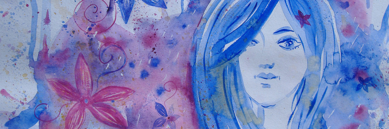 A Love Letter to My Mental Illness Illustration of a woman