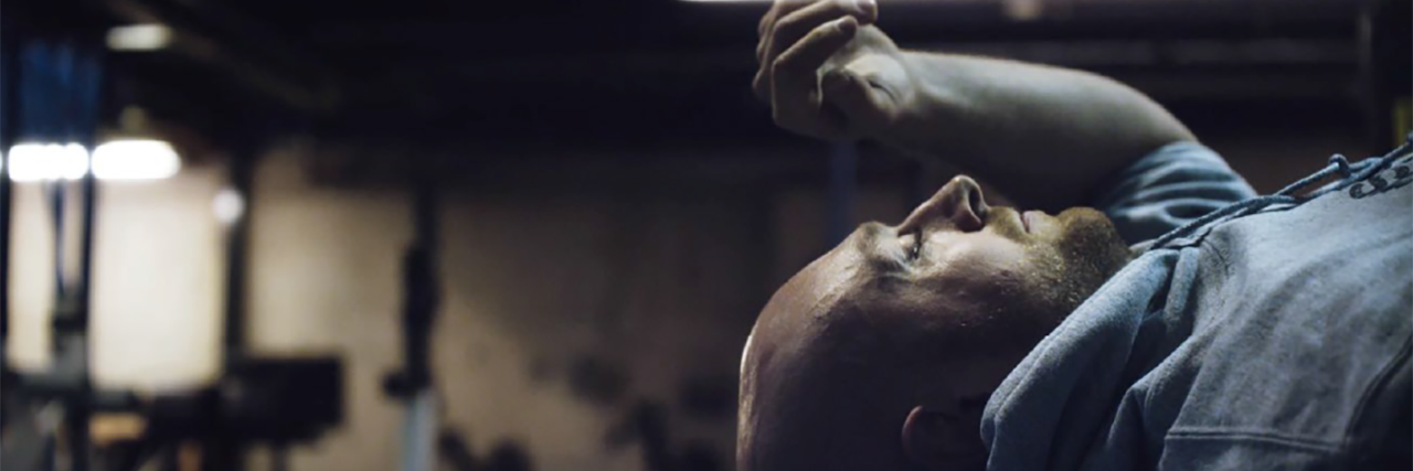 Mike Stella, Coach With Cerebral Palsy, Featured in Documentary Mike Stella works out in a scene from the short documentary "Coach Stella."