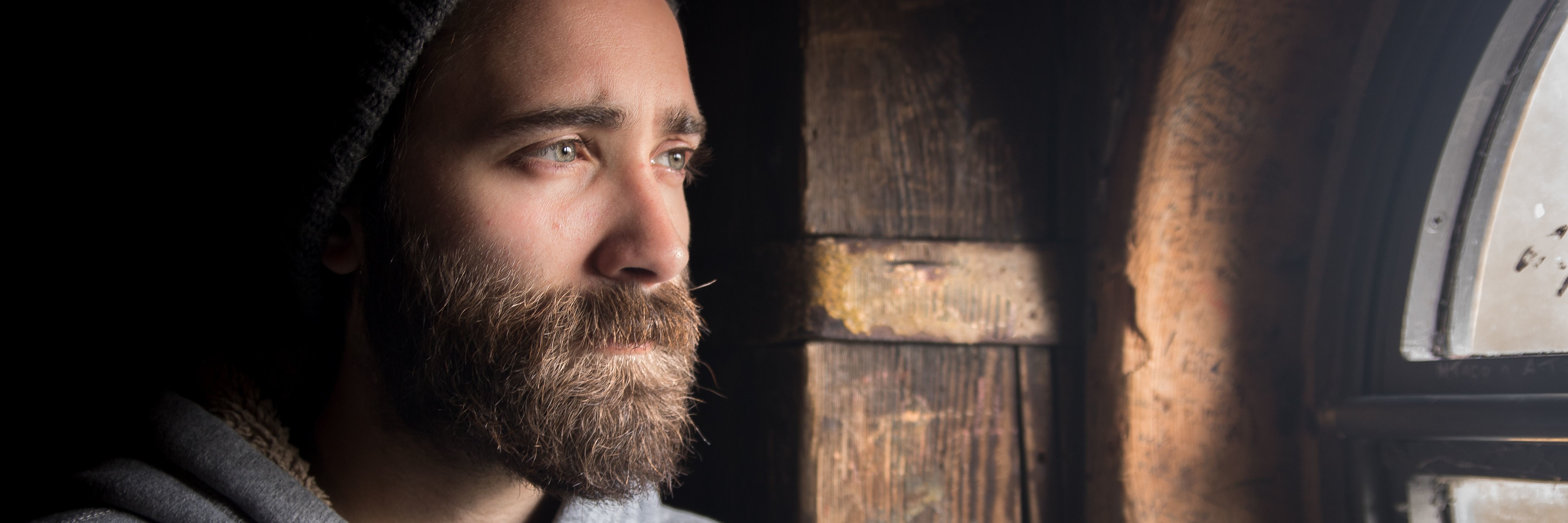 How It Feels to Struggle With Anorexia as a Young Man man with beard