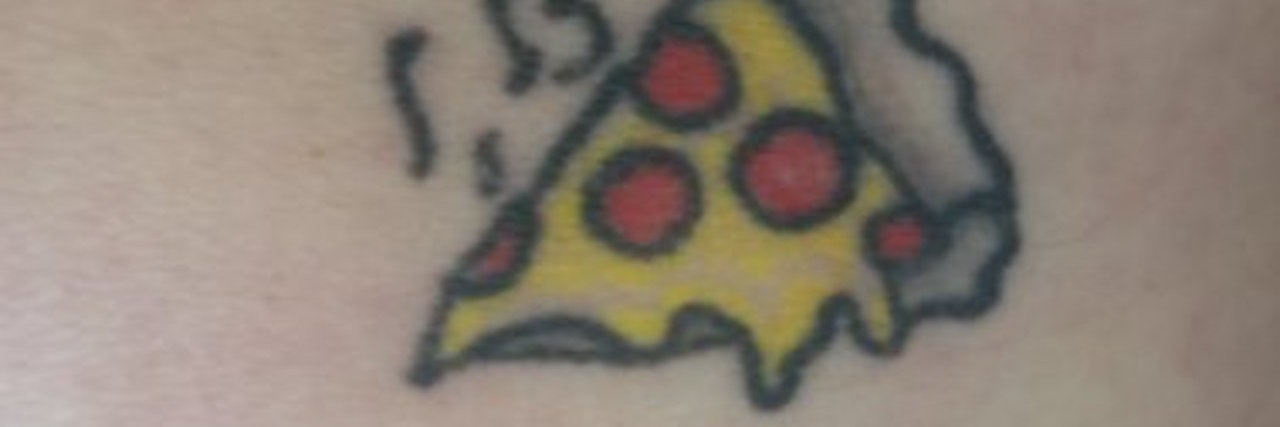 Just a simple slice of pizza for Friday the 13th~Defiance Tattoo, Fort  Walton Beach, Florida : r/tattoos