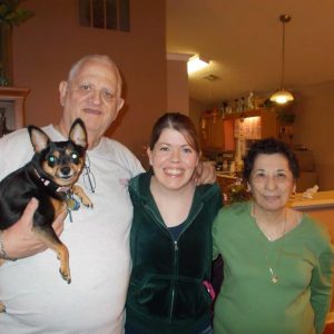 Richelle with her family.