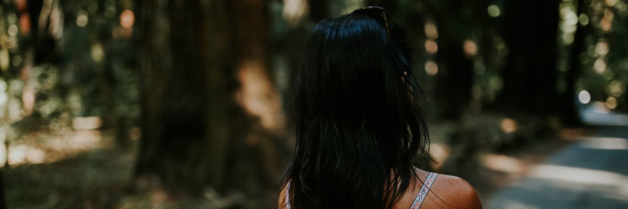 Starting Over With Lupus back of woman with lupus