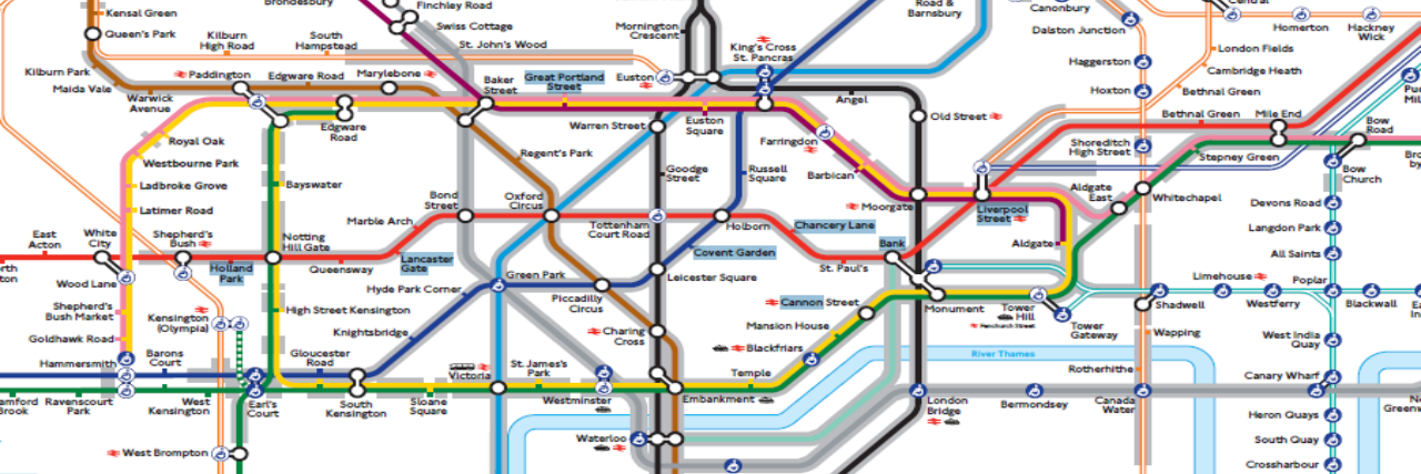 Map of London Underground
