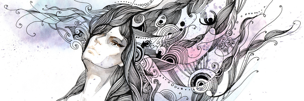 When Borderline Personality Disorder Makes You Feel Like 'Too Much' young woman with beautiful hair