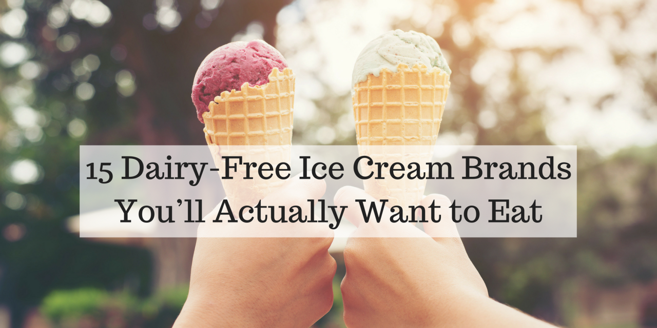 Brands of Dairy-Free Ice Cream That Taste Good