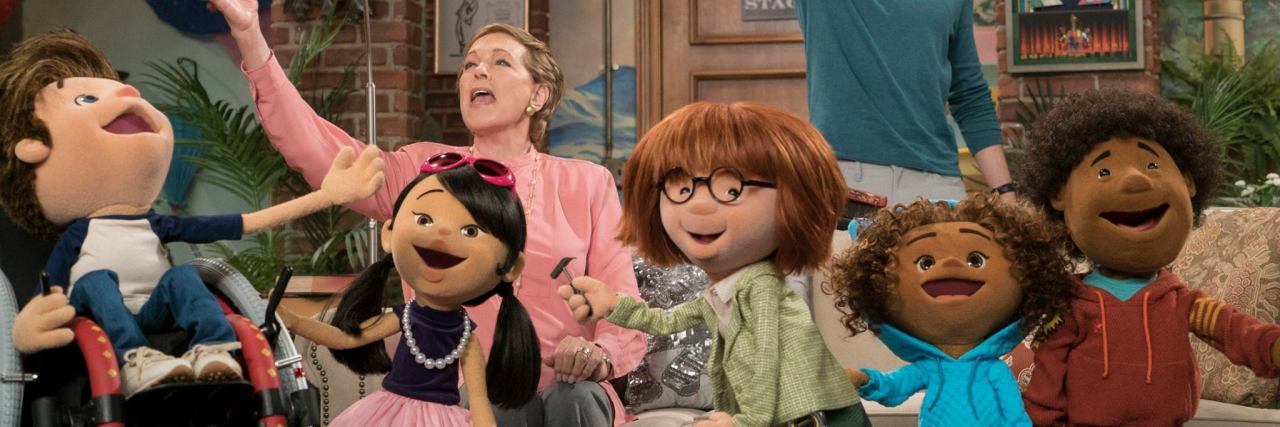 The Disabled Puppet on Julie's Greenroom Is One of My Favorite Things Julie's Greenroom Julie Andrews and puppet cast.
