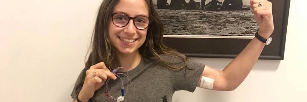 What I Really Meant When I Said I Was in 'Remission' The writer with her PICC line out.