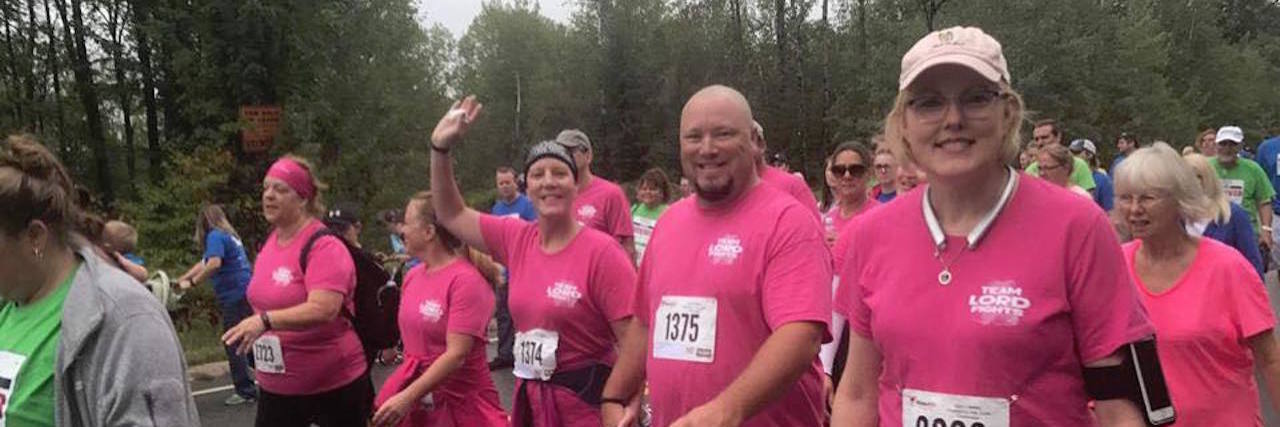 Chronic Pain: Deciding When to Stop Working and File for Disability group of people participating in the CCTC walk