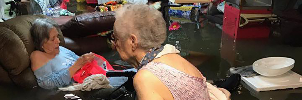 Hurricane Harvey Relief Efforts Are Failing People With Disabilities Nursing home residents in Texas were trapped in floodwaters after Hurricane Harvey.