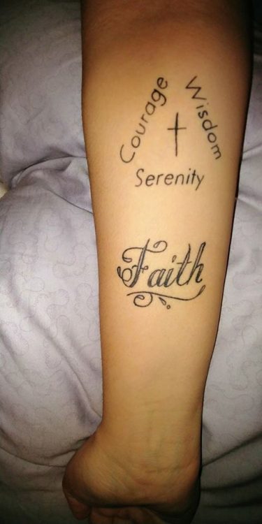 Serenity tattoo | Serenity tattoo, Tattoos, Small tattoos