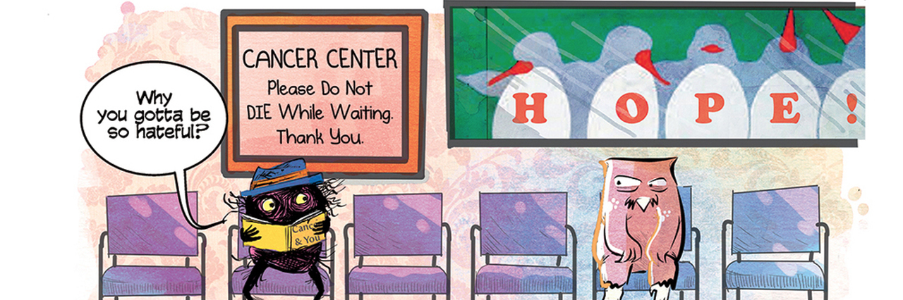 Matthew Mewhorter's Cancer Owl Comic: The Reality of Colorectal Cancer Cancer Owl Feature Photo