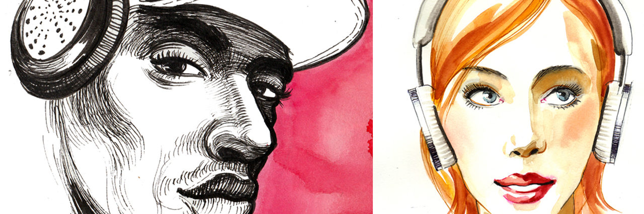 20 Lines From Songs That Describe the Cancer Experience Headphones Header Image