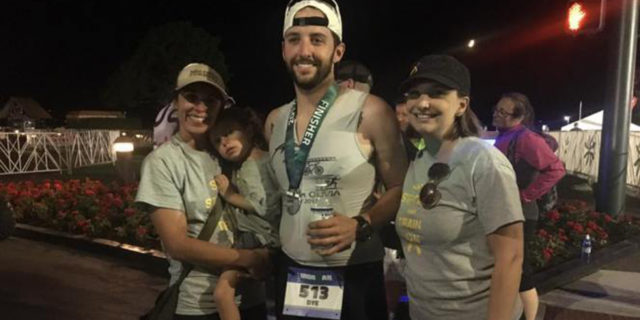 He Became an Ironman to Honor My Daughter's Battle With Brain Cancer Eric Dye competes Ironman Triathlon