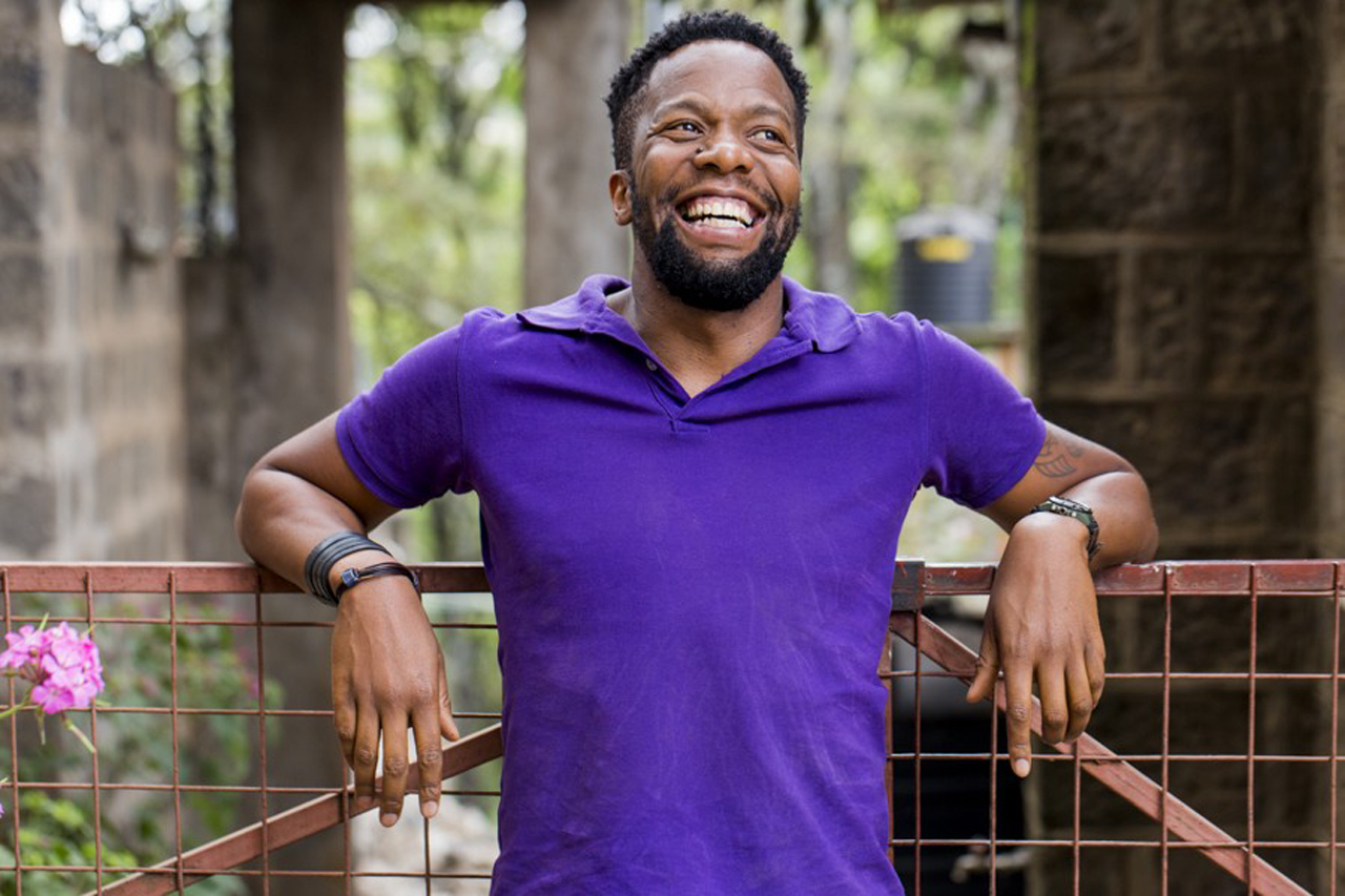 male cancer survivor smiling