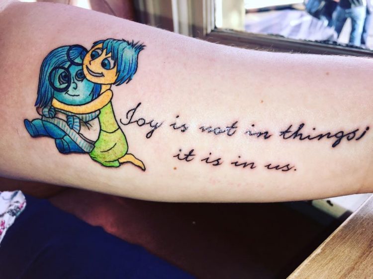 inside out movie tattoo
