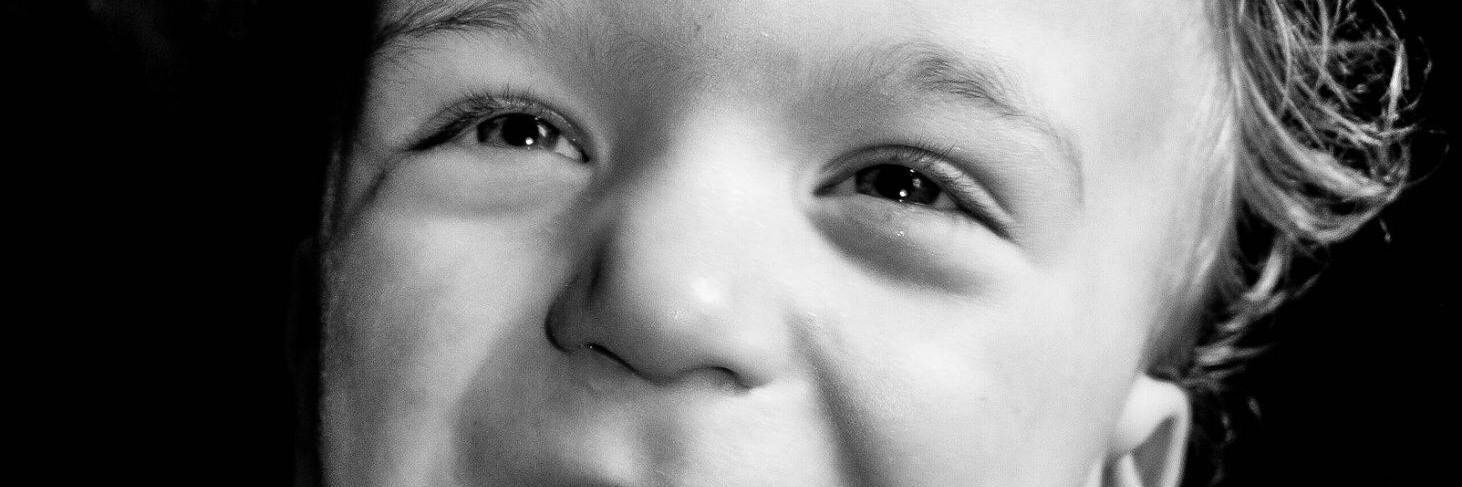 I Spoke Out in School. Now I Speak Up for My Son's Neurofibromatosis. Owen Holder black and white photo