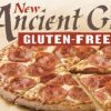 Photo of Papa John's gluten-free pizza.