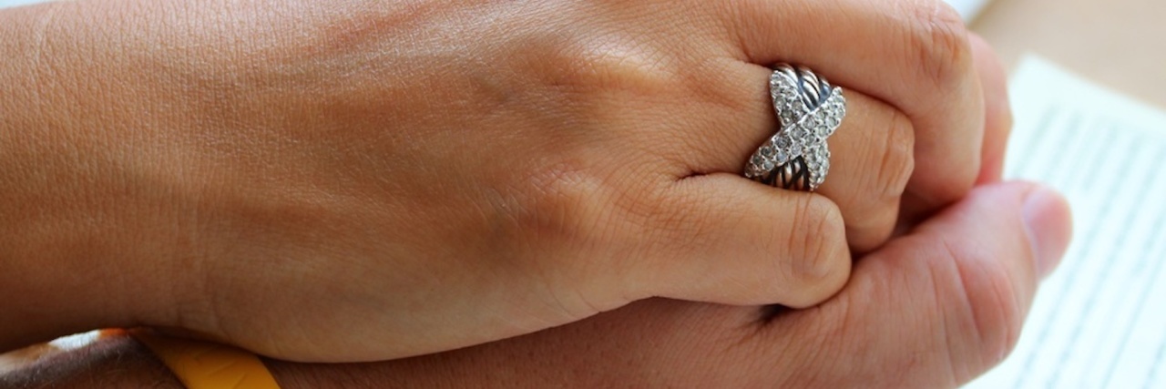 10 Lessons on Life, Love and Forgiveness I Learned After Cancer Steve Pake holding hand of wife