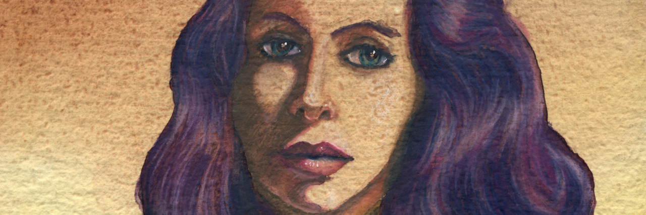 Fibromyalgia: Working Full-Time With a Chronic Illness illustration of a woman in a green blazer