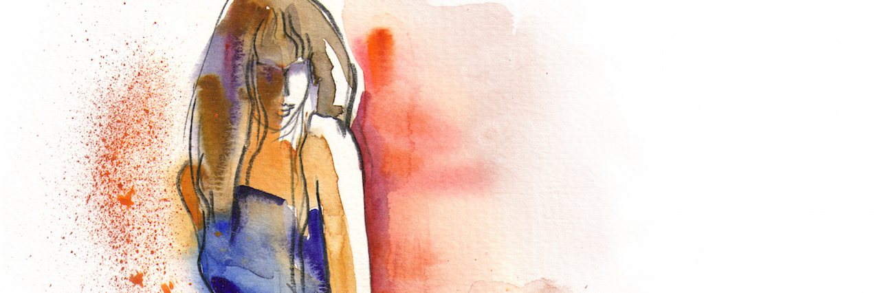 Living With Anxiety: How I Control My Life sketch of a woman