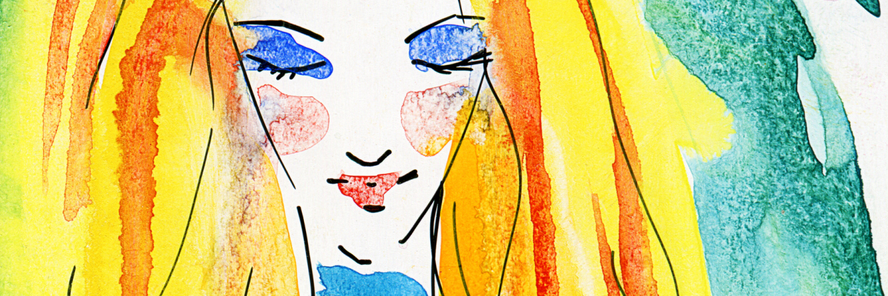 ‘Normal’ Is No Longer the Goal of My Eating Disorder Recovery Hand Painted Illustration of a Young Girl