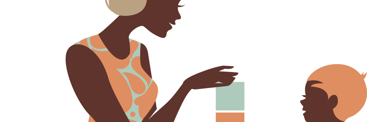 Identity and Body Image After Giving Birth in Eating Disorder Recovery An illustration of a beautifully designed silhouette