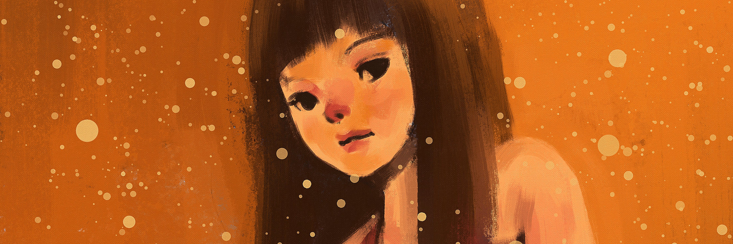 Struggling to Get Through Each Day With Undiagnosed Pain, Illness illustration of a girl in a red dress standing in the rain