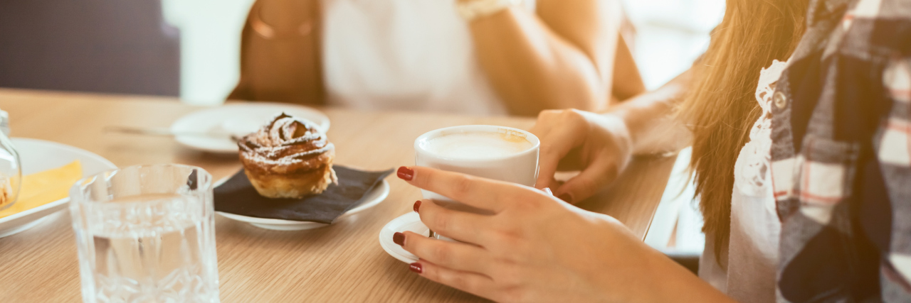 Why Food Still Scares Me in Eating Disorder Recovery Two women friends at the bar