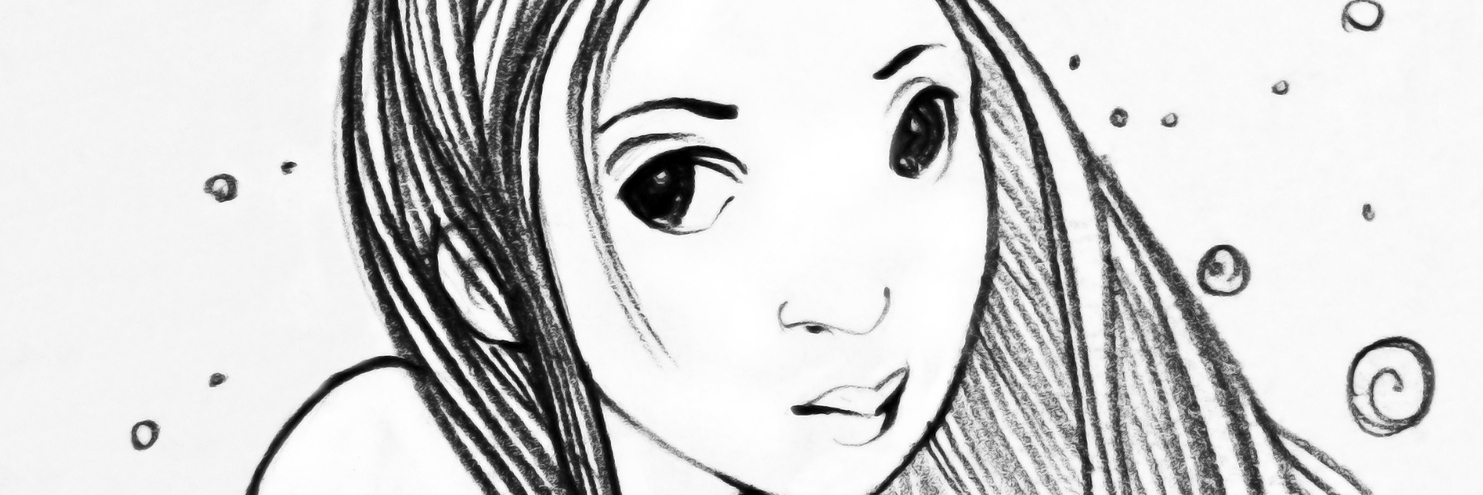 4 Ways to Support Someone Struggling With Anxiety Graphic image - a girl with long hair