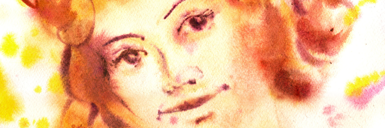 Fibromyalgia: Finding a Job That Accommodates Your Illness watercolor painting of a woman