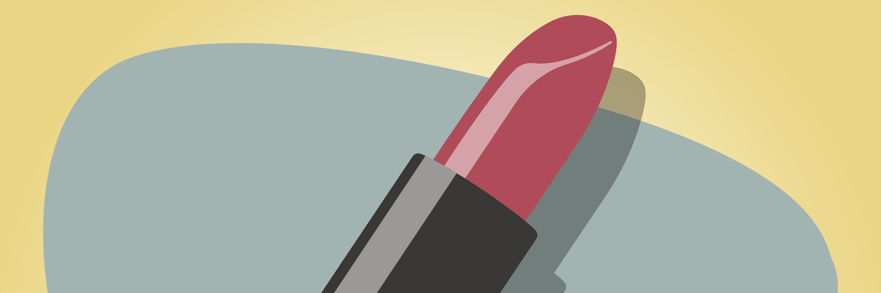 How I Felt When I Realized a Lipstick Color I Liked Was Called 'Manic' Lipstick colorful icon an a white background