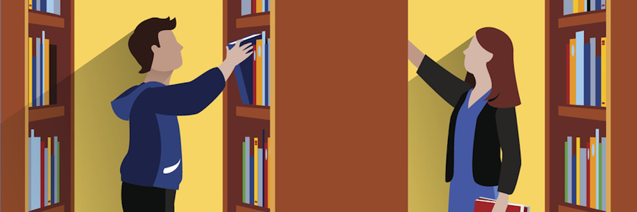 Why You Should Take Care of Yourself Before Taking Care of School Students 2x2 flat color design concept with young people studying in library in auditorium and group of university graduates vector illustration