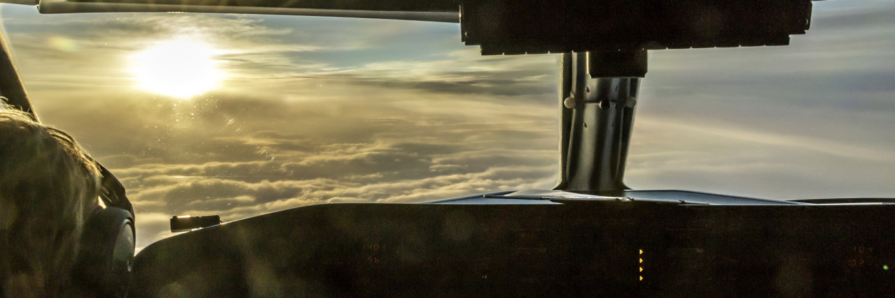 Stopping Autopilot and Starting to Live Life With Prostate Cancer Pilot enjoying view