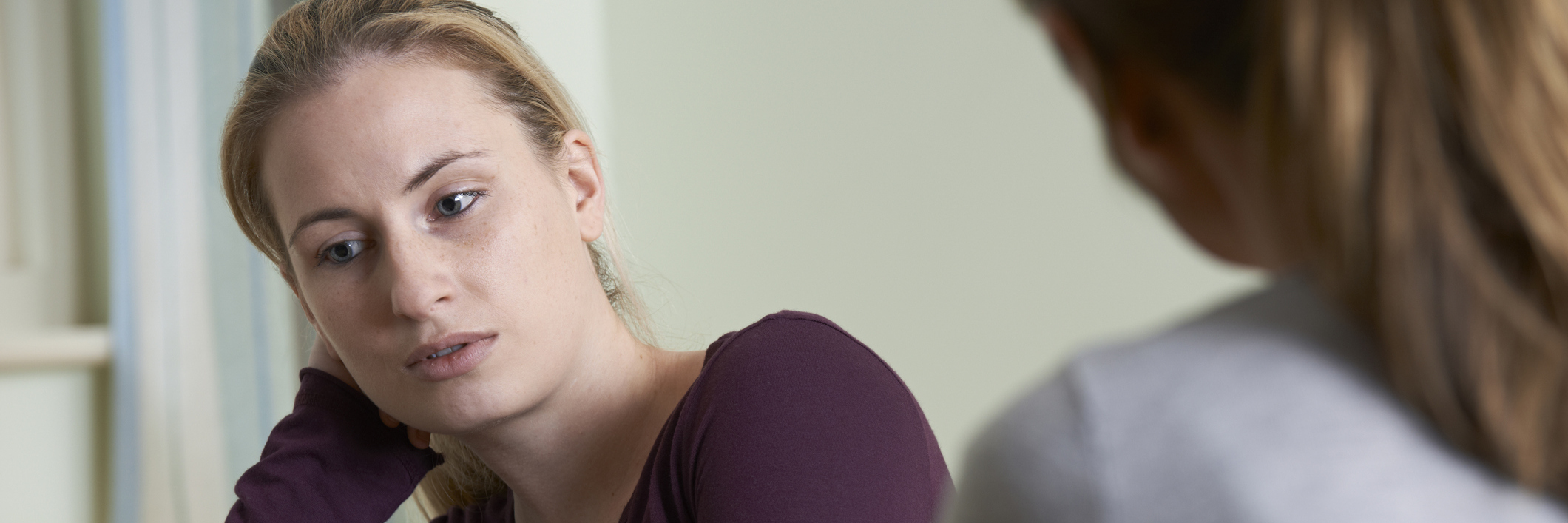 Someone Told My Employer I Was on 'Heavy Antipsychotics' Young Woman Discussing Problems With Counselor