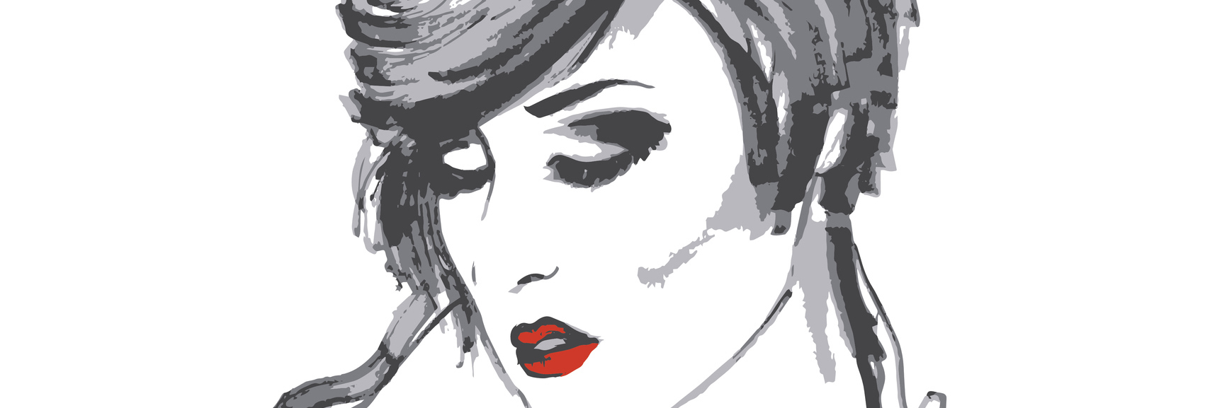 A Reminder for When People Don't Take Your Mental Illness Seriously Hand drawn young woman face. Isolated on white background