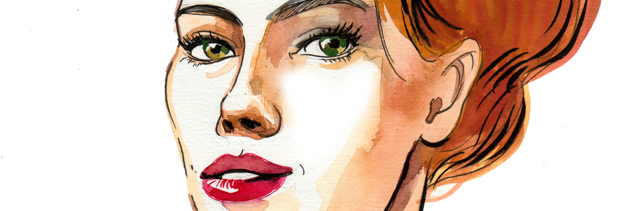 How Lupus Changed Who I Thought I Would Be in My 20s illustration of woman with red hair in a green shirt