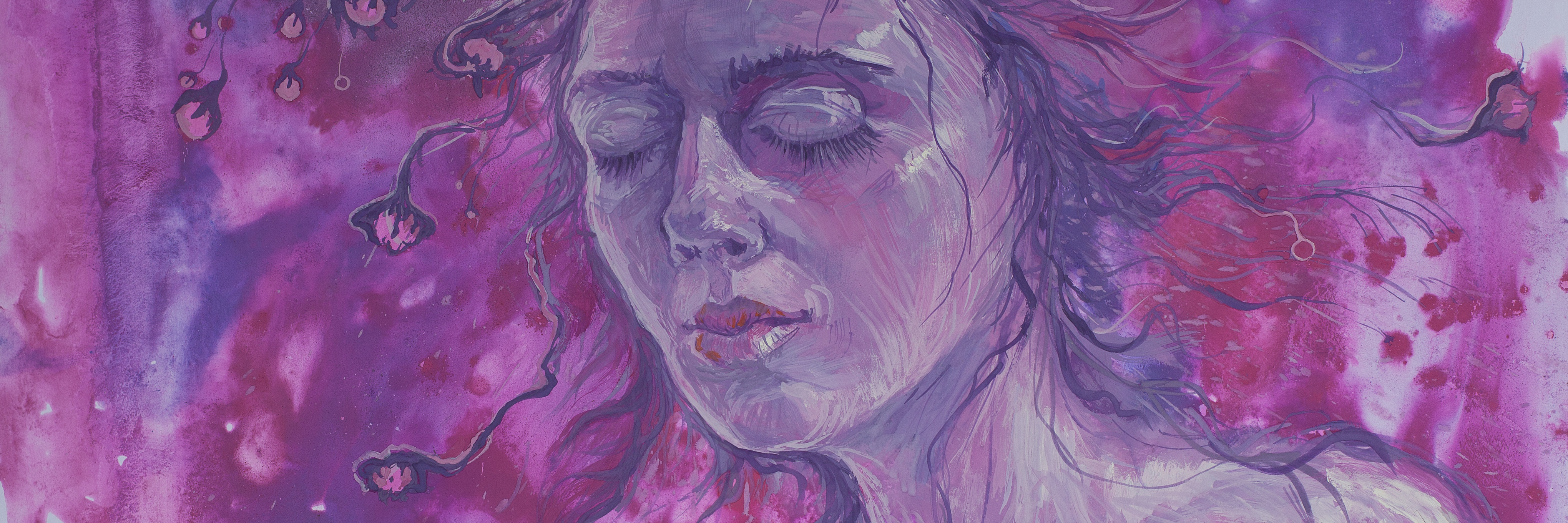 People Don't Talk About the Depression Diagnosis 'Dysthymia' The picturesque romantic portrait of the sleeping girl on a pink background