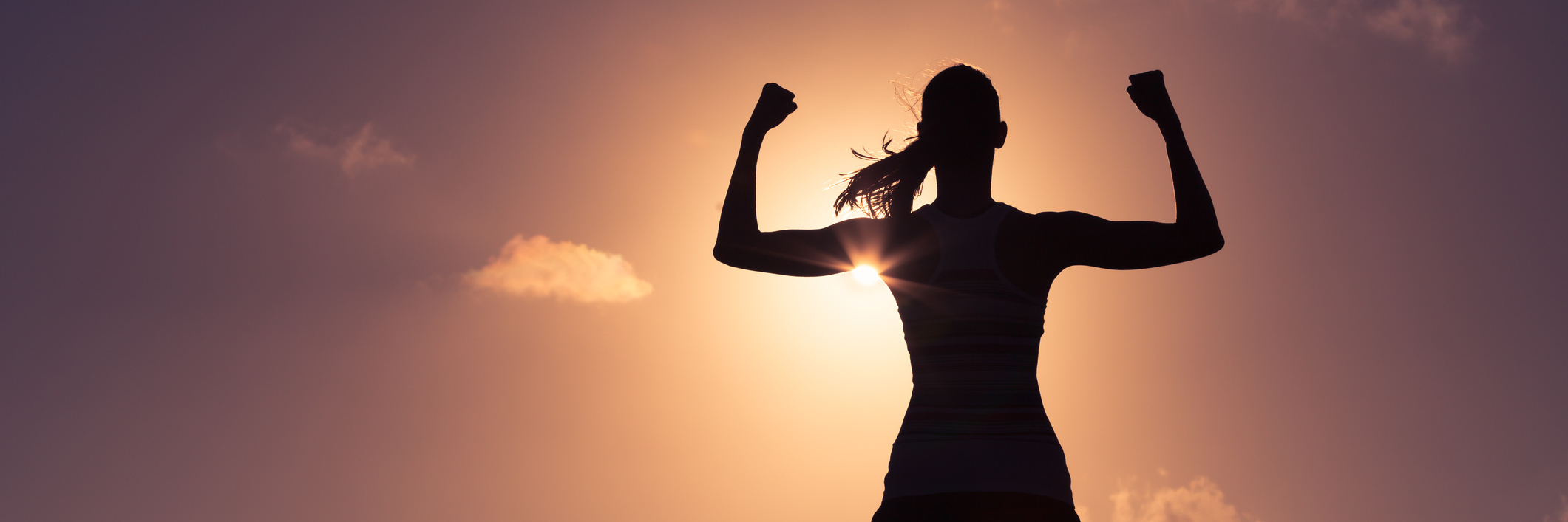 Why You Don’t Always Have to Be Strong to Survive Cancer woman showing strength in sunset