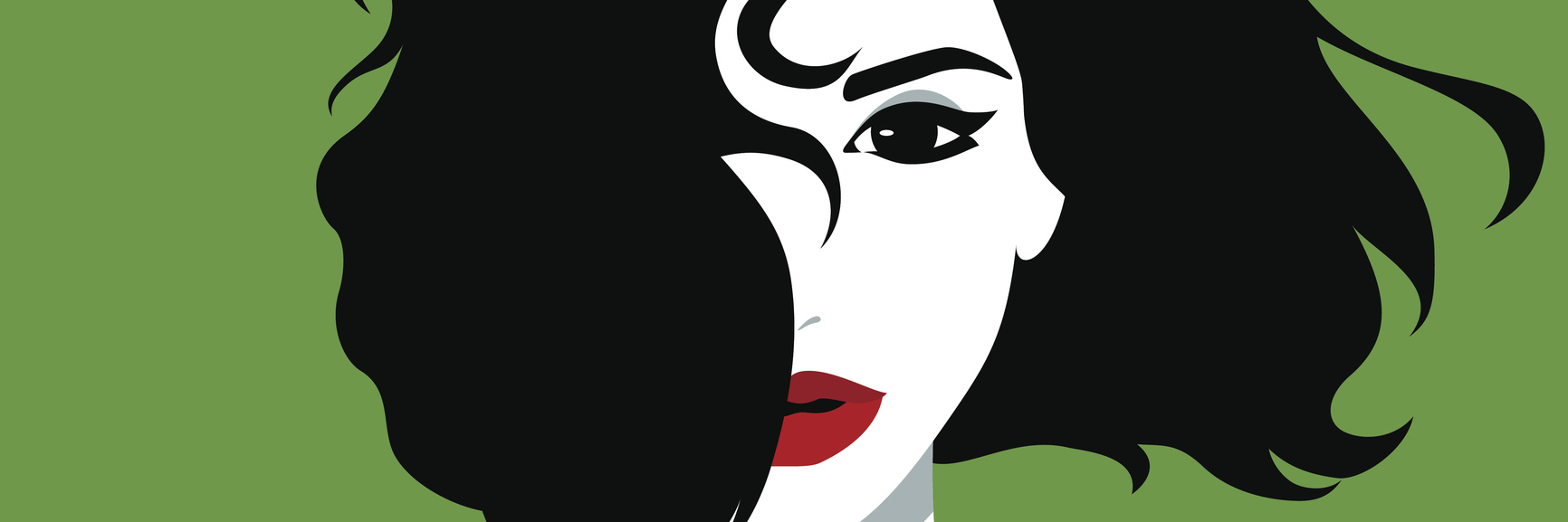 When Depression Becomes 'Comfortable' Vector illustration of the beautiful young girl with unruly black hair