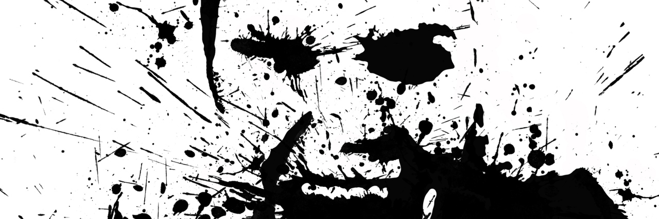 What I Want to Tell My Parents About Post-Traumatic Stress Disorder ink portrait of human face