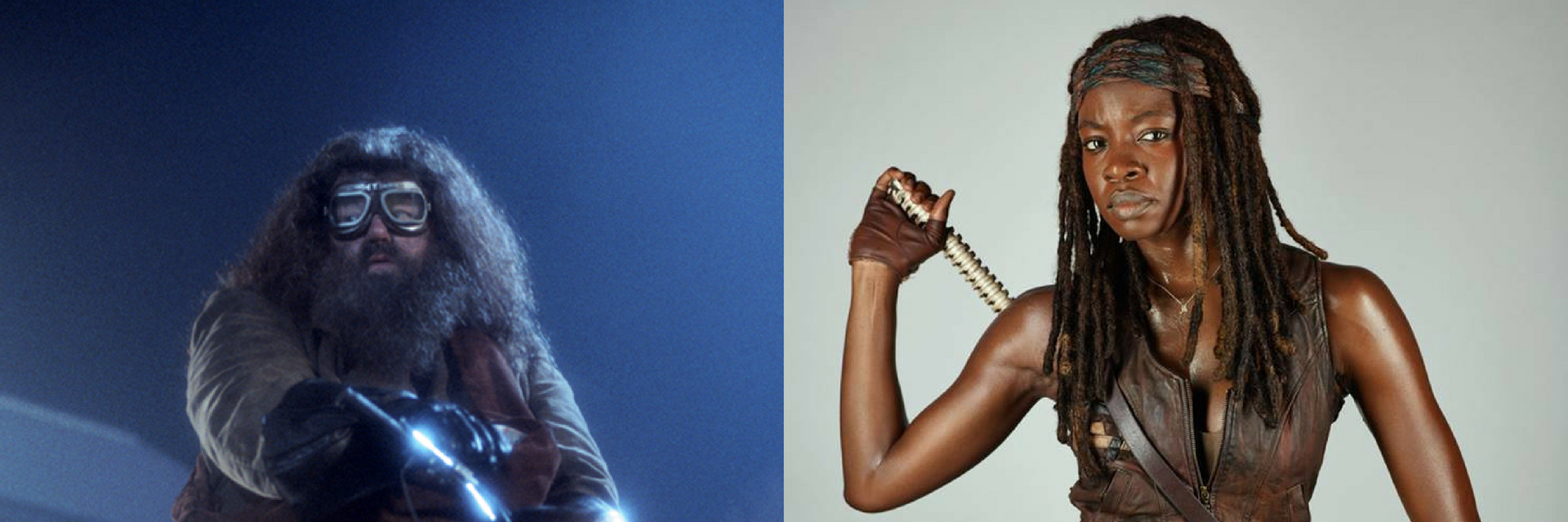 Fictional Characters Moms of Kids With Disabilities Relate To Picture of Hagrid and Michonne