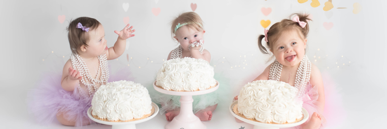 Three Girls With Down Syndrome and CHD Celebrated Their First Birthday