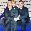 Singer pink with her daughter and partner at awards