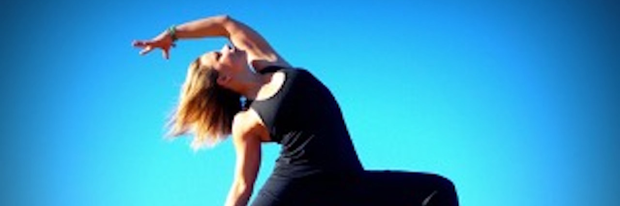 Irritable Bowel Syndrome: Finding Strength in Accepting Your Illness yoga warrior pose