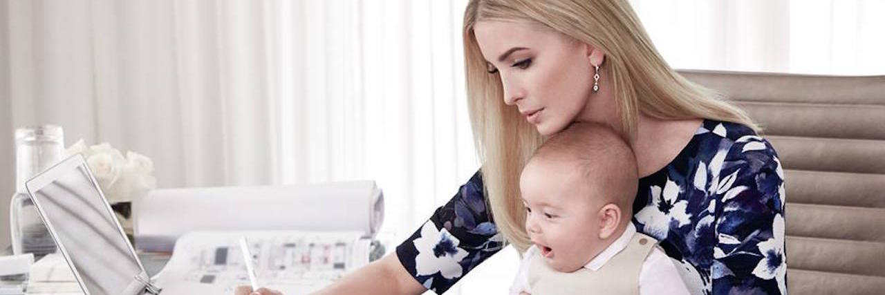 Criticizing Ivanka Trump Without Downplaying Her Depression Ivanka Trump and her child