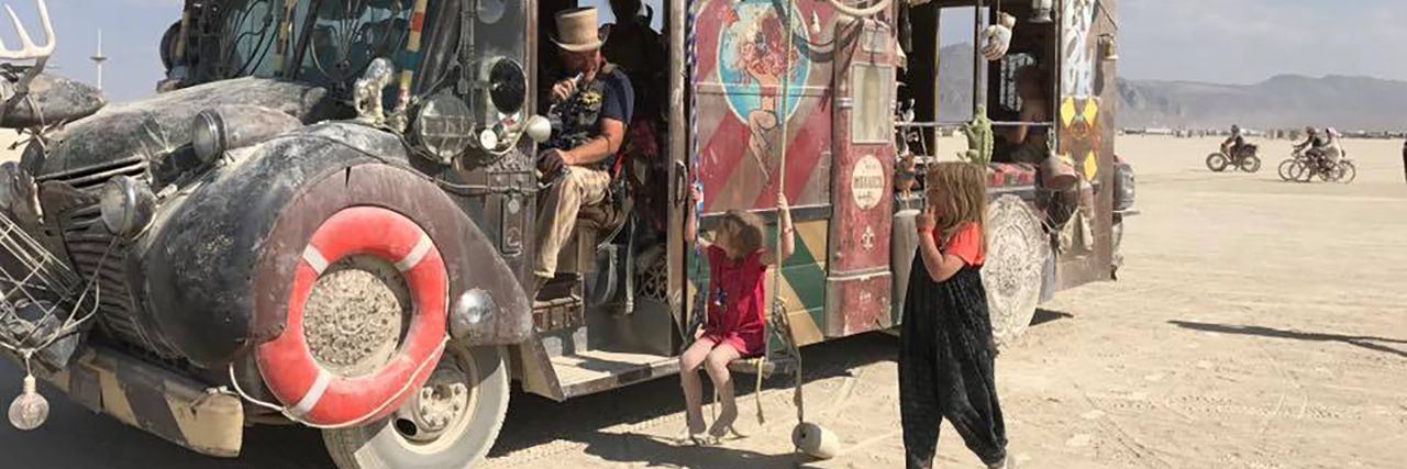 Attending Burning Man With a Disability or Chronic Illness Burning Man 'mutant vehicle.'
