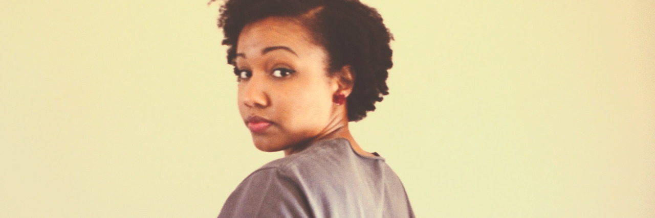 When You're a Psychology Major Who Struggles With Mental Illness African American woman looks back at the camera